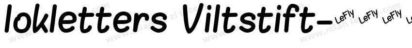 lokletters Viltstift字体转换